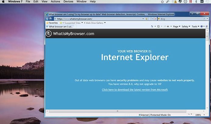 internet explorer on mac