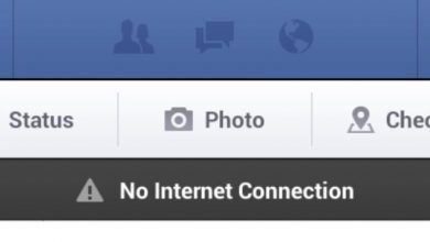 Why Is My Facebook Saying No Internet Connection?