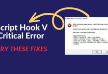 Script Hook V Critical Error - Try These Fixes