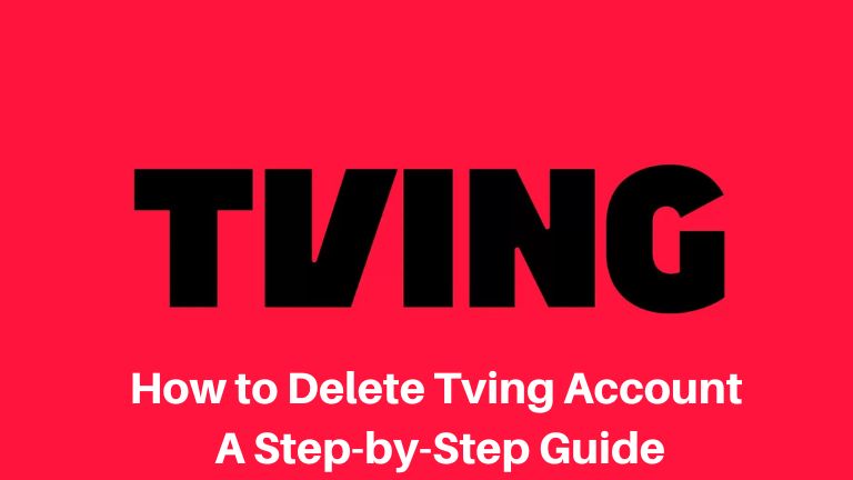 How to Delete Tving Account