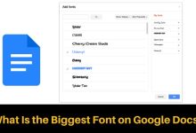 What Is the Biggest Font on Google Docs?