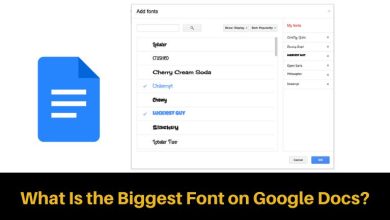 What Is the Biggest Font on Google Docs?