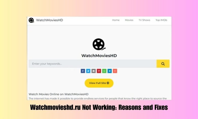 Watchmovieshd.ru Not Working: Reasons and Fixes