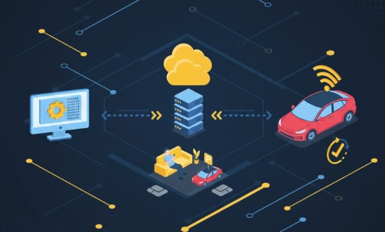 electric vehicle software updates