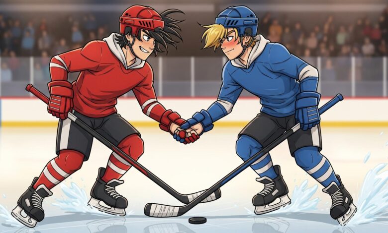 Heated Rivalry hockey romance rivals