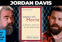 country singer Jordan Davis reflecting on life legacy and Mitch Albom's Morrie wisdom