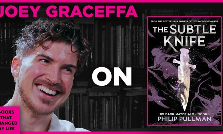 YouTuber Joey Graceffa reflecting on how fantasy literature shaped his creative identity