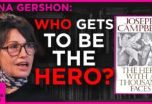 actress Gina Gershon connecting Campbell's monomyth to her memoir AlphaPussy and personal journey