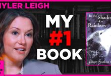 In the Shadow of a Rainbow by Robert Franklin Leslie inspiring Chyler Leigh's spiritual and creative life