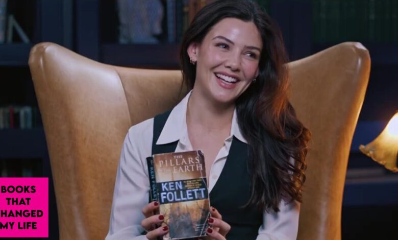 actress Danielle Campbell reflecting on resilience power and human nature through Ken Follett's epic novel