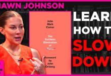 Olympic gold medalist Shawn Johnson reflecting on slowing down intentional living and stepping away from achievement culture