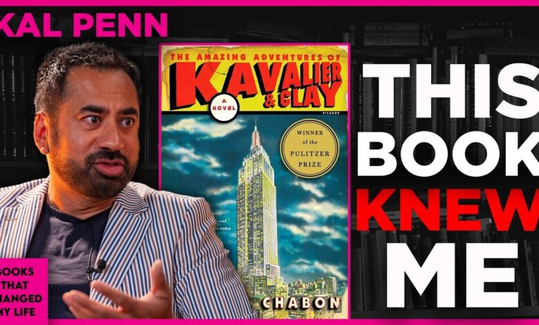 actor Kal Penn reflecting on identity comic book history and escapism through Michael Chabon's Pulitzer winning novel