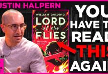 writer Justin Halpern reflecting on masculinity power and disguised truth through William Golding's classic novel