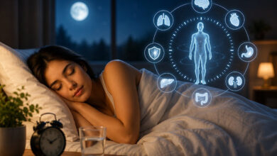 Optimal sleep duration for biological aging