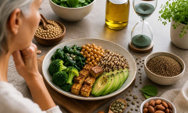 eating less protein slow aging shown through cellular autophagy and mTOR pathway research